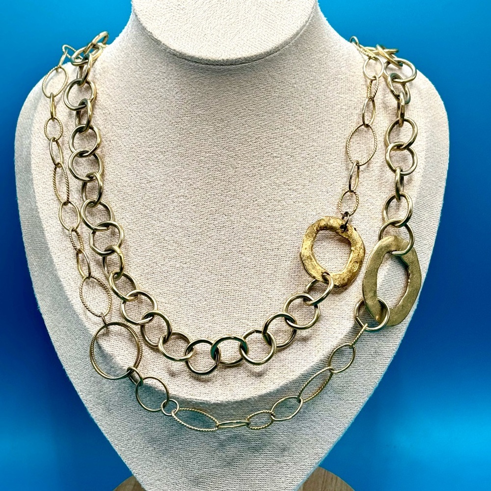 Gold Plated Chain Necklace